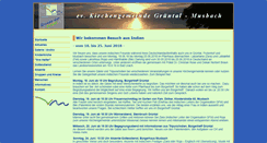 Desktop Screenshot of ev-kirche-gruental.de